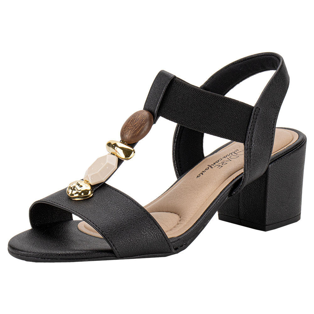 Sandália Feminina Salto Grosso Modare 7109465 em Oferta na Shopee