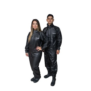 Capa De Chuva Moto Motoqueiro Pioneira PVC Pop Unissex Gola em Oferta na Shopee