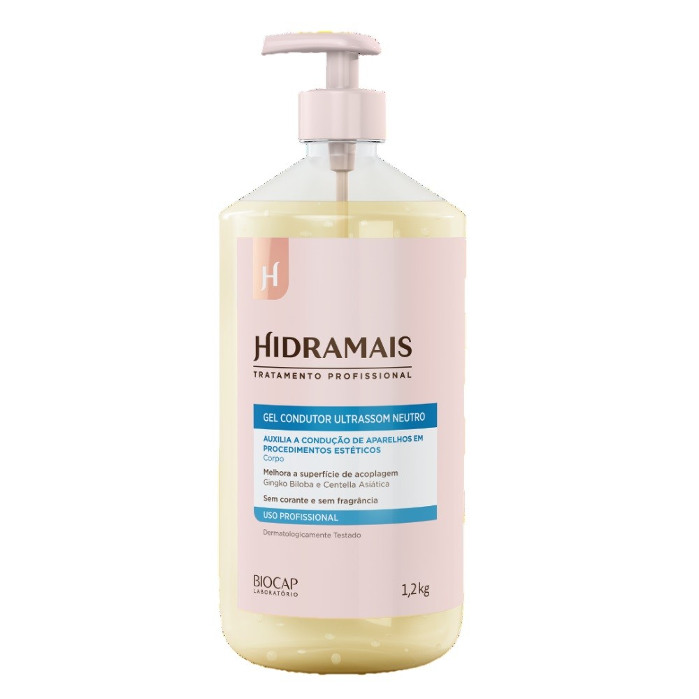 Gel Condutor Ultrassom Neutro 1,2kg Hidramais