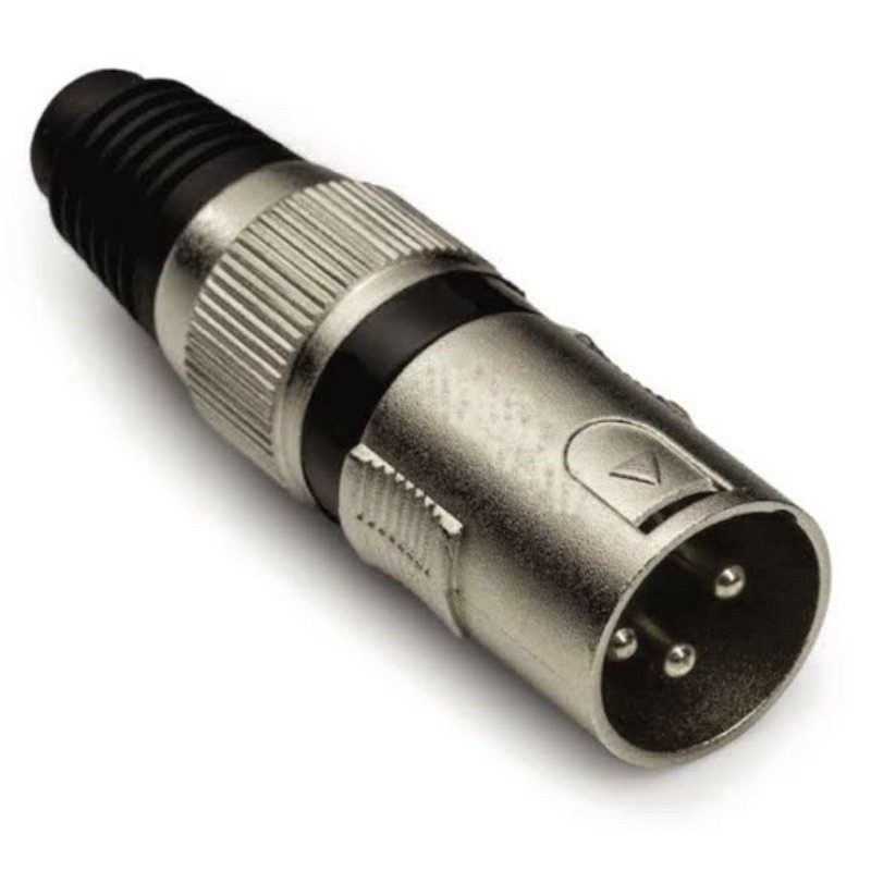 Conector Plug Xlr Macho Profissional