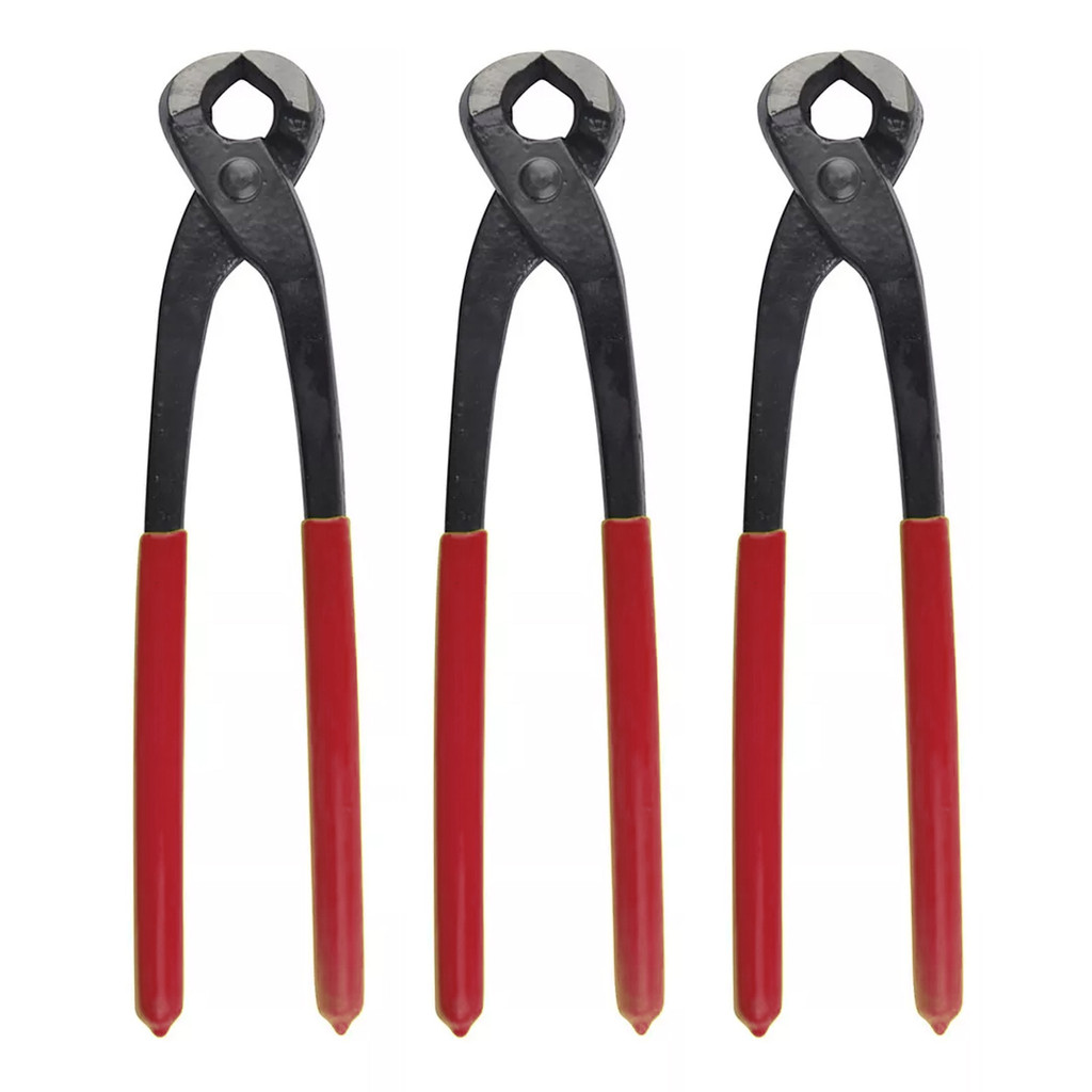 3 Alicate Torquês Armador 8 Polegadas Pequena Turquesa