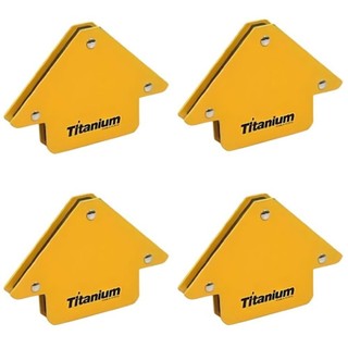 Kit 4 Esquadros Magnéticos 12 Kg Titanium 4325 em Oferta na Shopee