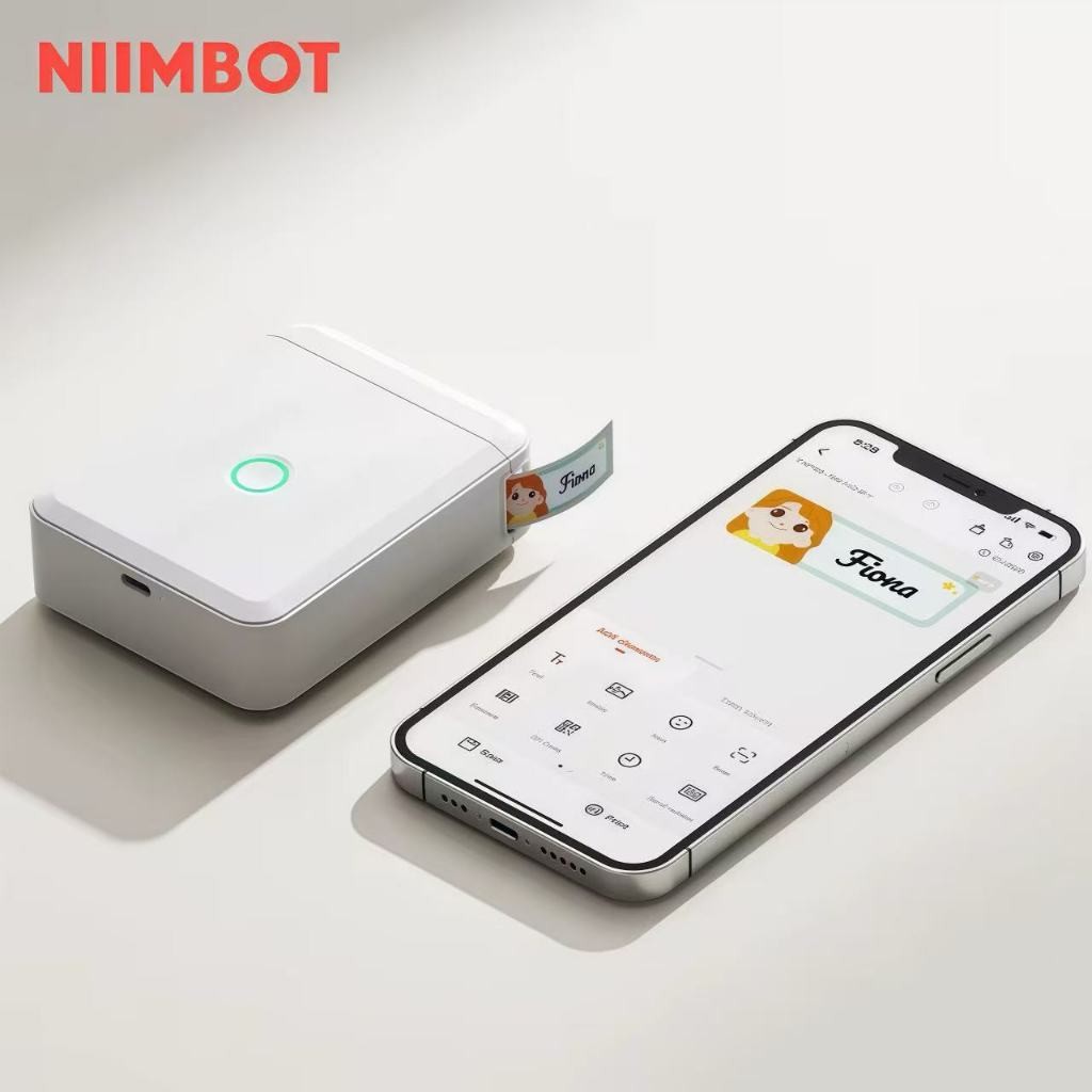 Impressora Térmica De Etiquetas Portátil Bluetooth Marca NIIMBOT D110 Compatível IOS Android