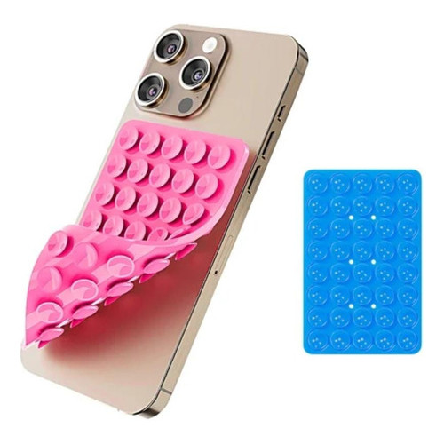 Suporte Silicone Com Ventosa Dupla Para Celular/superfície