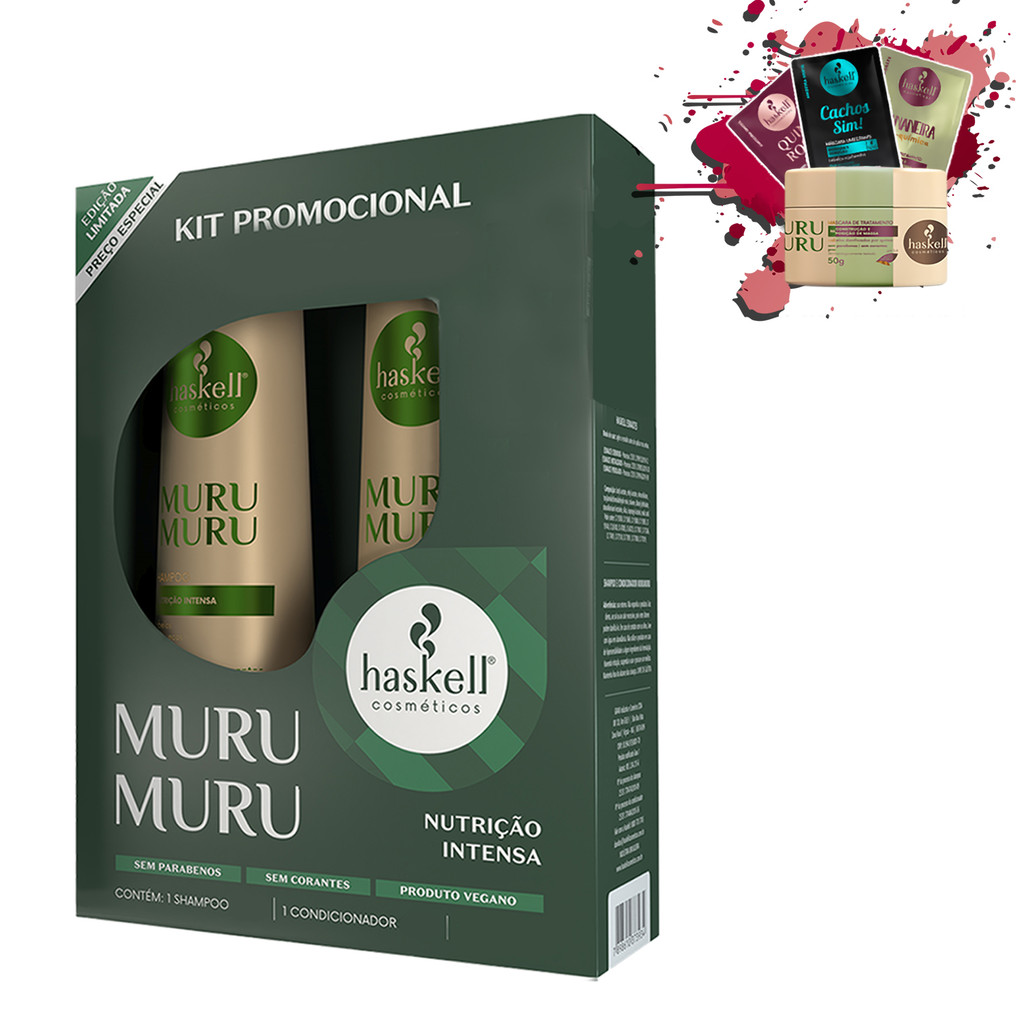 Promopack Murumuru 300ml Haskell em Oferta na Shopee