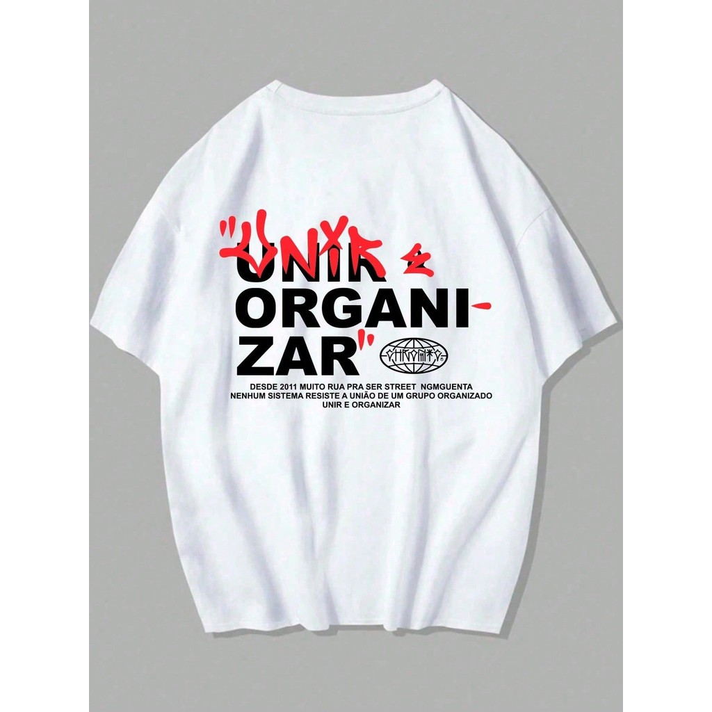 Camiseta Chronic Unir Organizar Streetwear Style Pixo Unissex Masculino Feminino Streetwear Lançamento