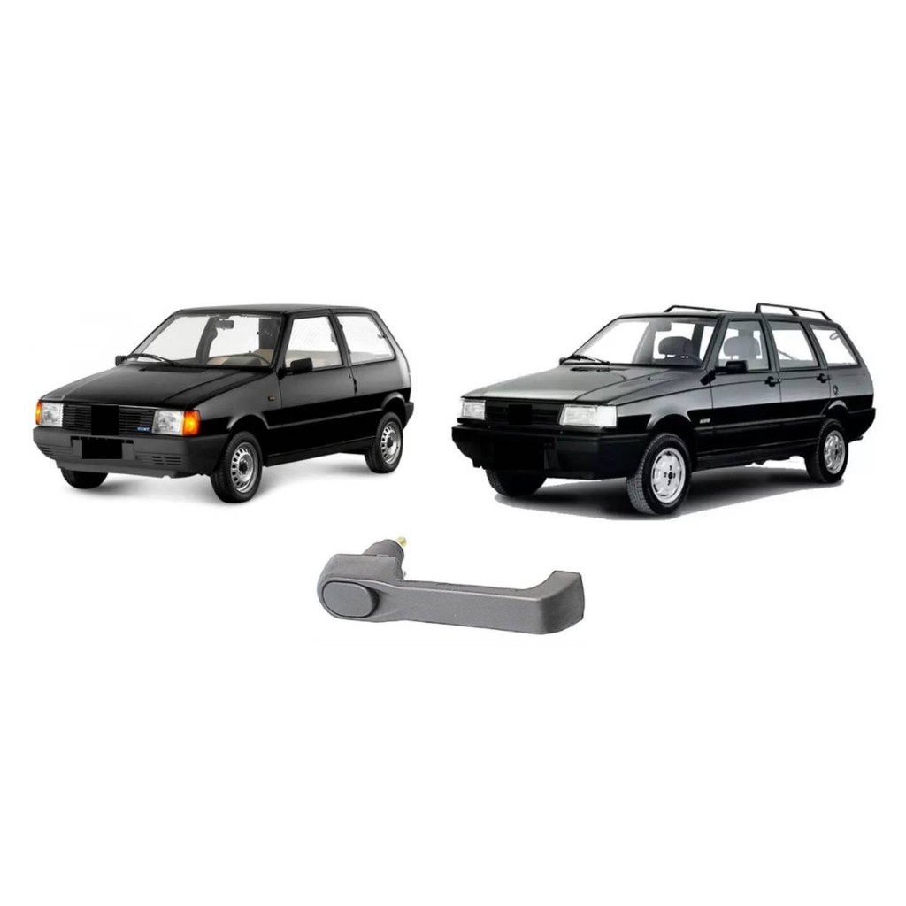 Macaneta Externa Porta Traseira Uno Elba Premio Uno 1985 a 2013 em Oferta na Shopee