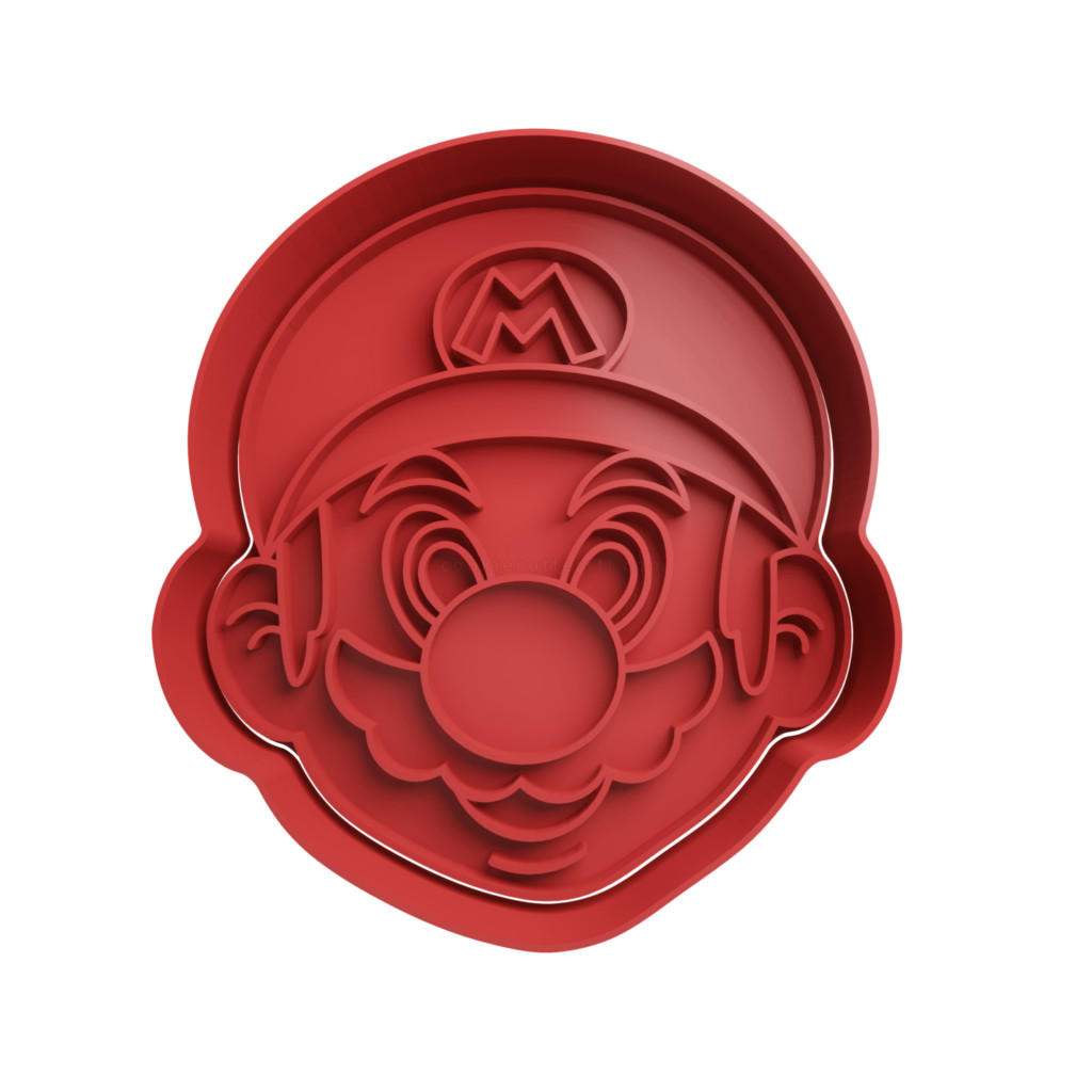Cortador De Biscoito Mario Bros Cabeça - Super Mario Bros