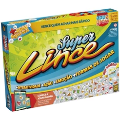 JOGO DE TABULEIRO SUPER LINCE APP GROW BRINQUEDO MESA IMAGEM LETRA FIGURA ENCONTRAR CARTA APLICATIVO