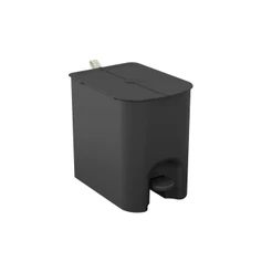Lixeira Borboleta com Pedal Coza 12L Preto