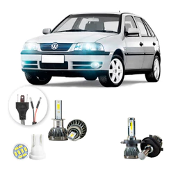 Ultra Led Nano 22000lm Volkswagen Gol 2000-2005 H4 H3