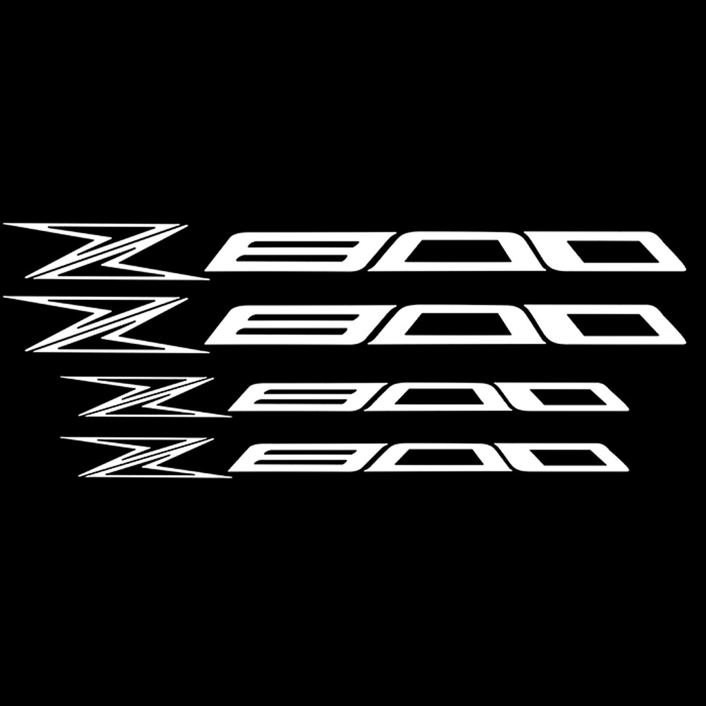 Adesivo Premium De Roda Moto Interno Kawasaki Z800 - Branco