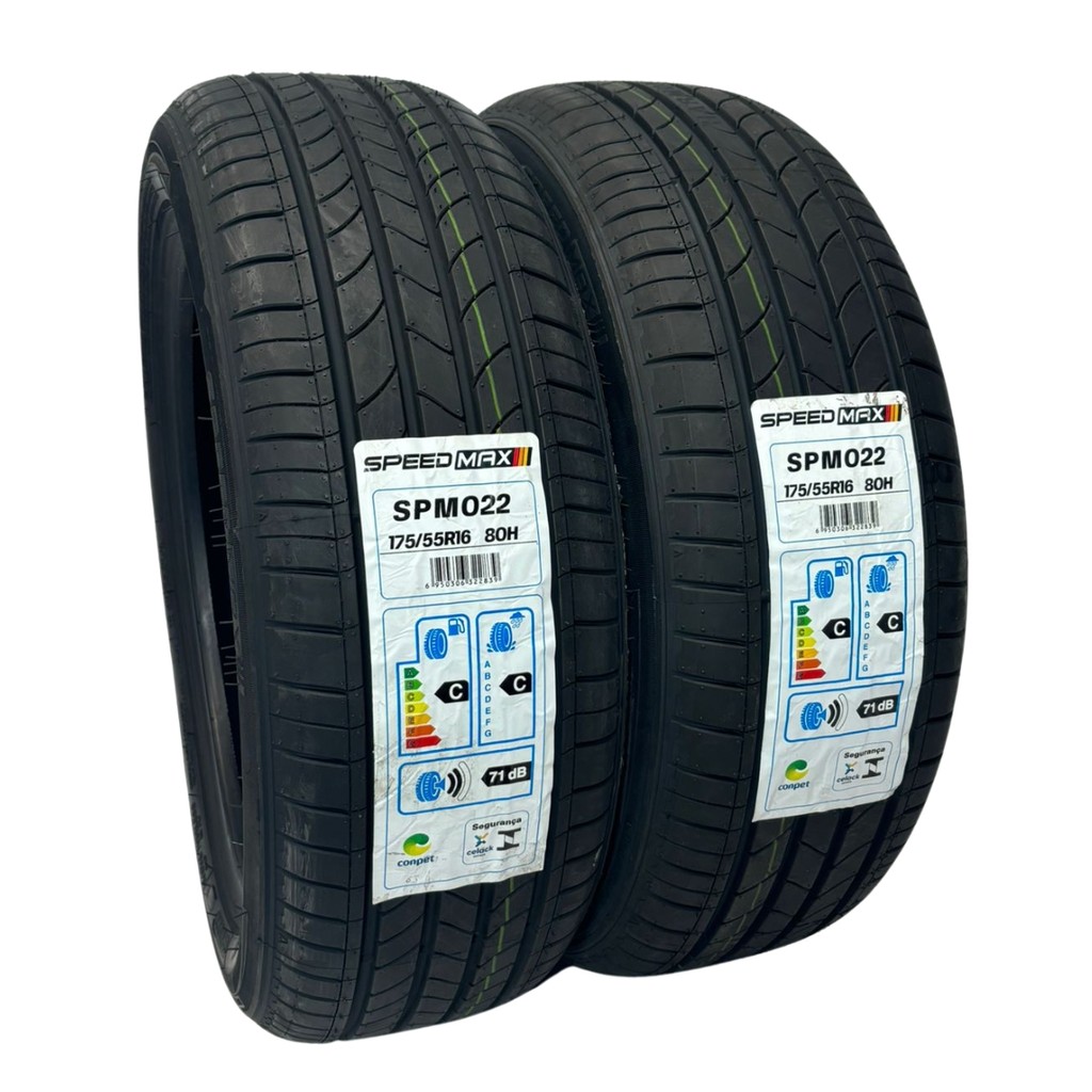KIT 02 PNEUS 175/55R16 80H ENERGRIP SPM022 SPEEDMAX EV BYD DOLPHIN MINI ARO 16 em Oferta na Shopee