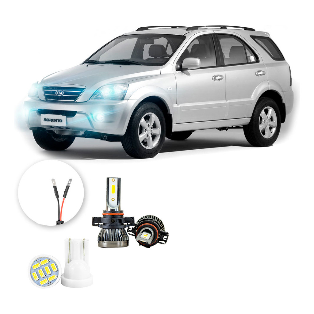 Ultra Led Nano 22000lm Kia Sorento 2004-2009 Farol Milha