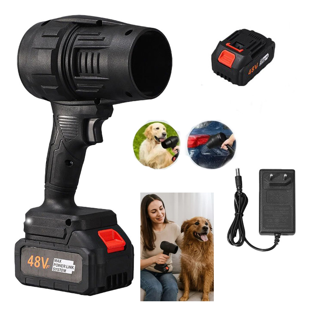 Portátil Soprador De Folhas Secador Turbina P/ Carro Muito Forte Aplicável à limpeza interior e exterior