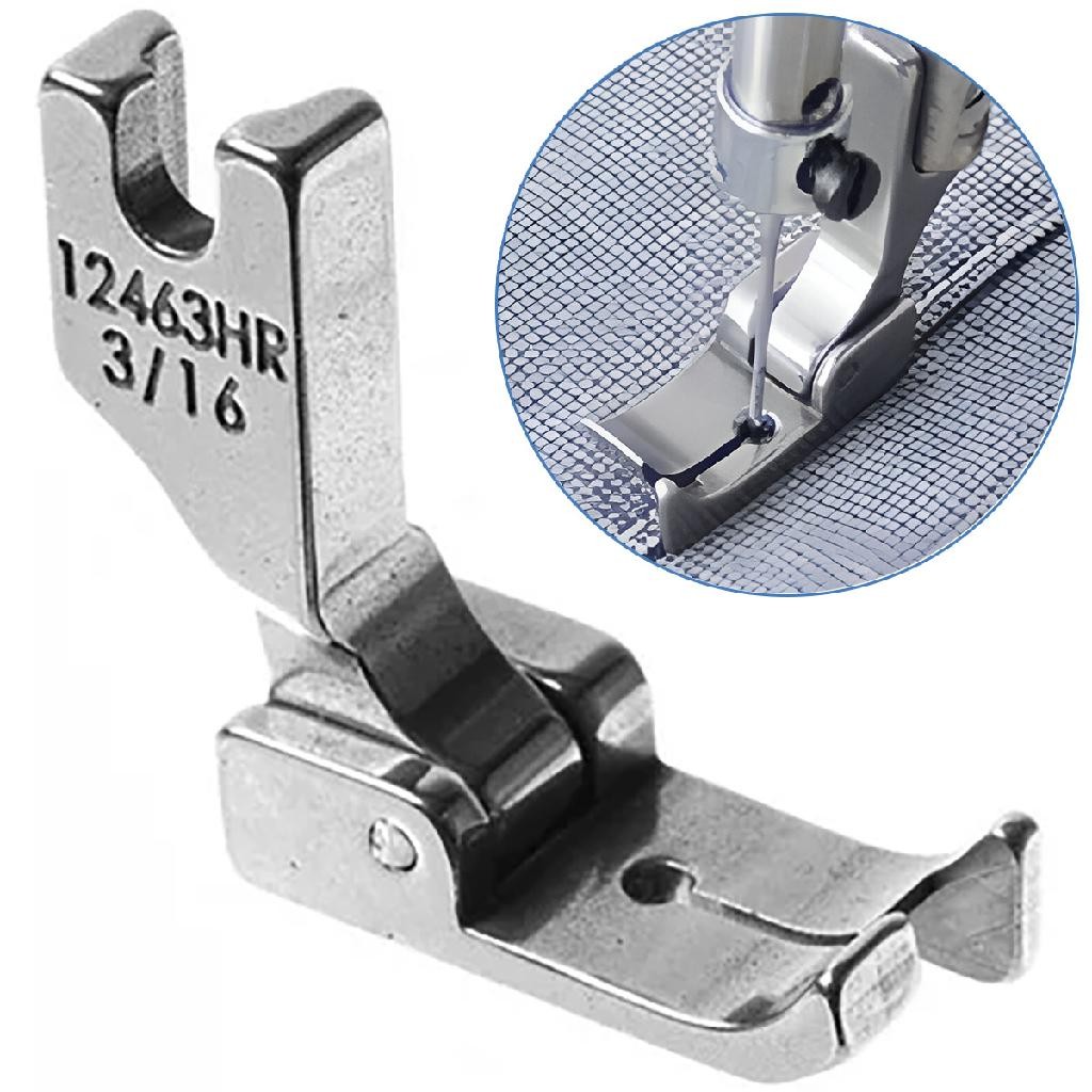 Calcador Guia Direito Pesponto 3/16 4,8mm Costura Reta Industrial