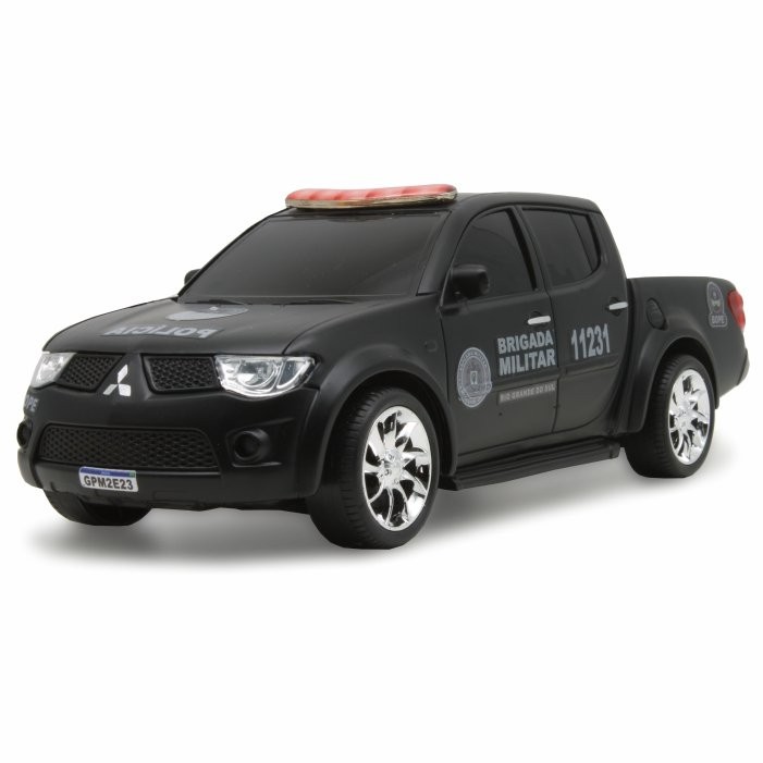 L200 Em Miniatura Viatura Brigada Militar Rio Grande do Sul Bope BM RS