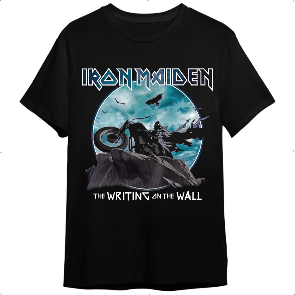 Camiseta Iron Maiden Camisa Rock Estampado Camisa Algodão Lançamento
