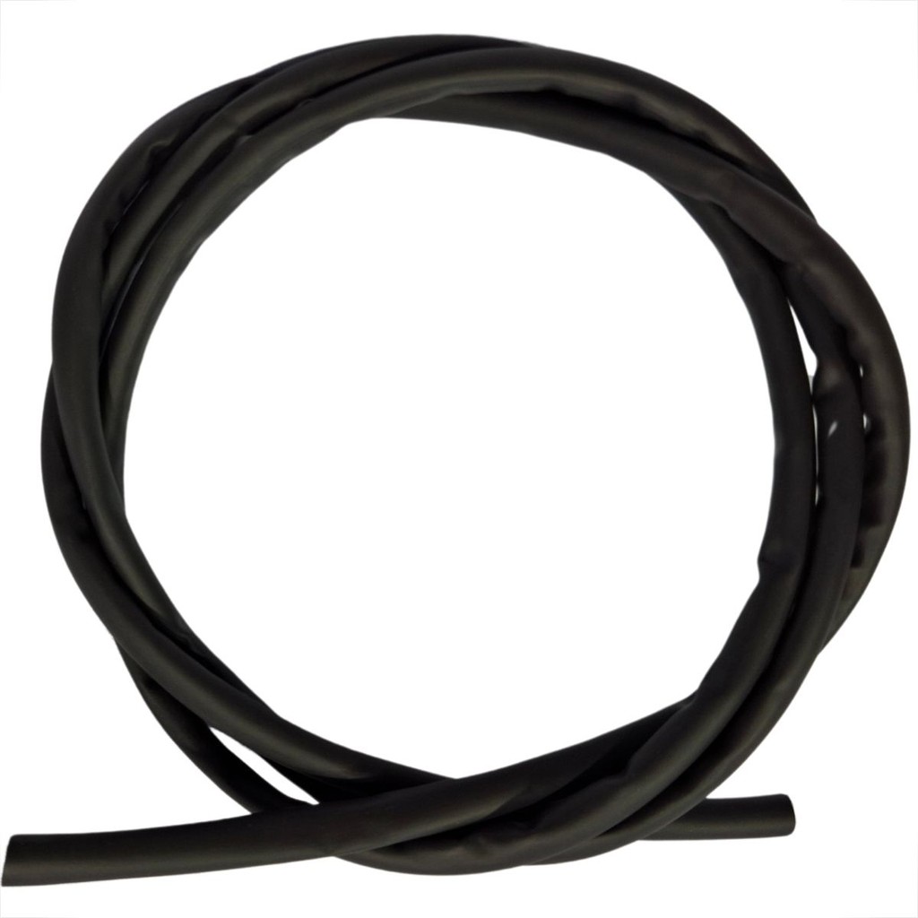 ESPAGUETE TUBO TERMO RETRATIL 4,8MM OU 3/16" ISOLANTE ANTI-CHAMAS PRETO 1 METRO CONDUITE