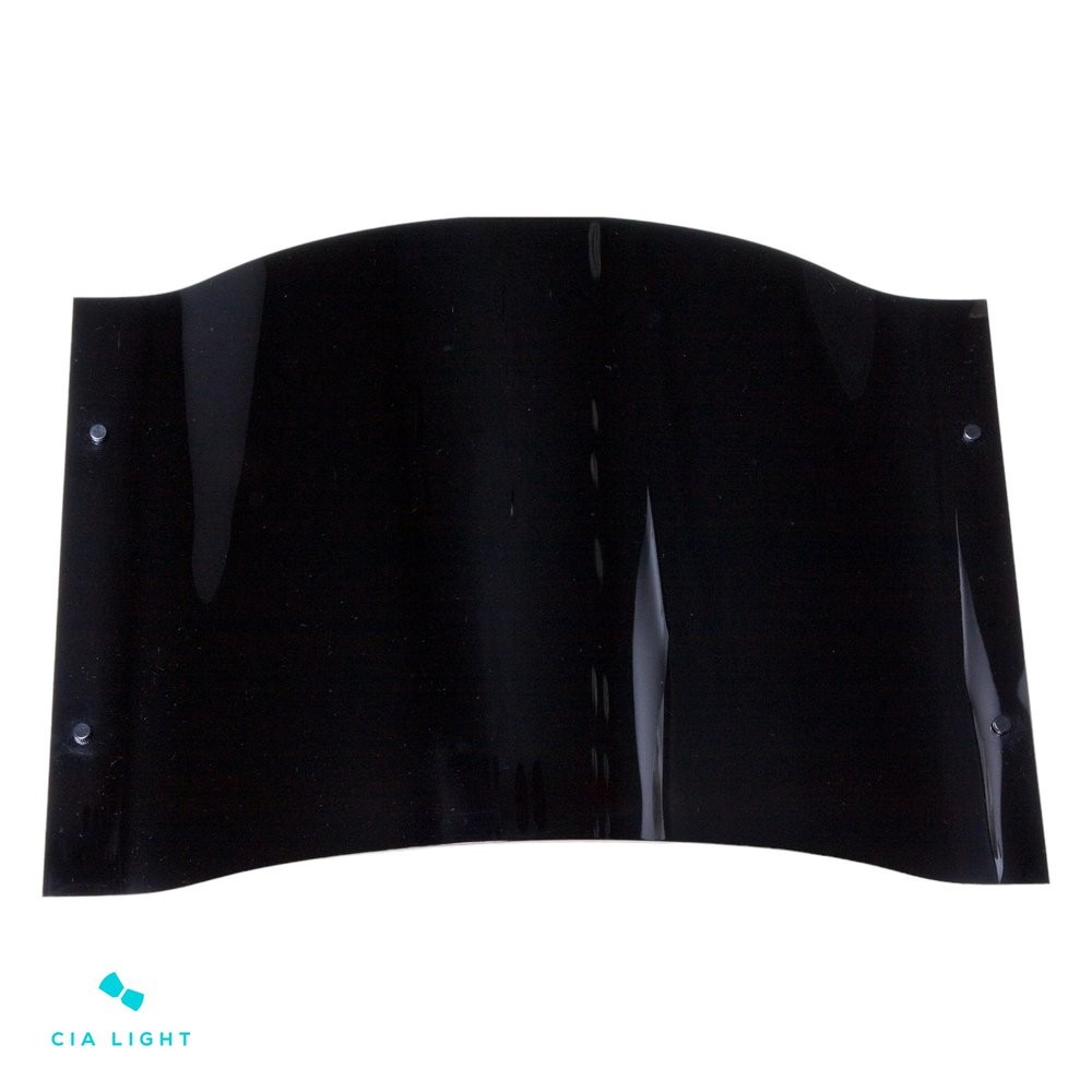 Arandela de Parede Externa de Acrílico Maxxi 45x30cm 2xE27 D&D Iluminação Preto