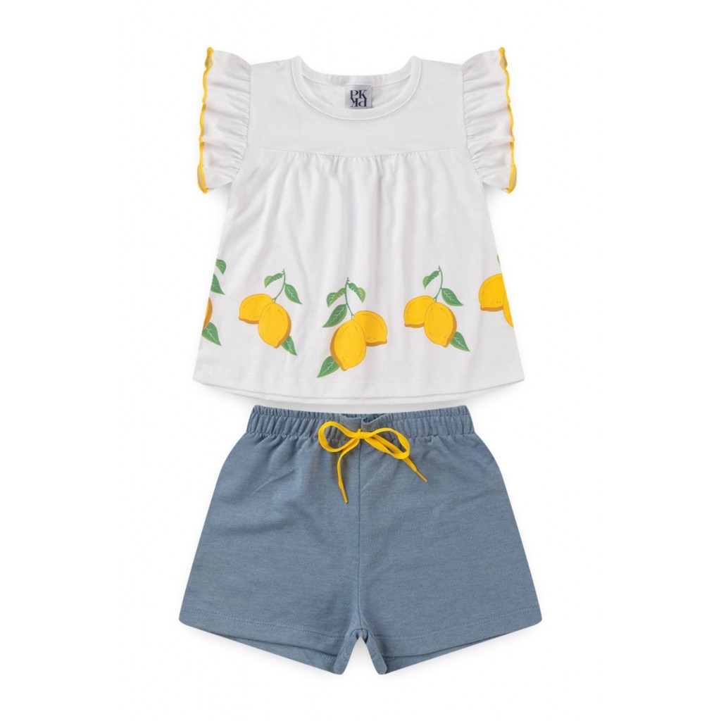 Conjunto Infantil Feminino Shiny Lemons - Baby & Kids Fashion