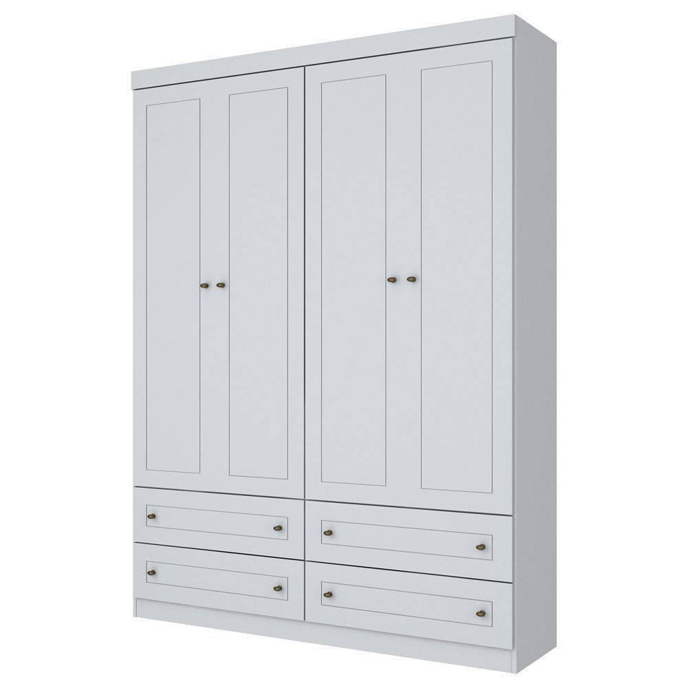 Guarda Roupa Henn Americano - 4 Portas e 4 Gavetas - Home & Living