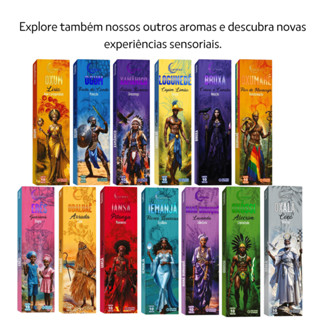 Incensos Natural Artesanal Orgânico Lua Mistica 0 Carvão Cx Com 10 Varetas Linha dos Orixás em Oferta na Shopee