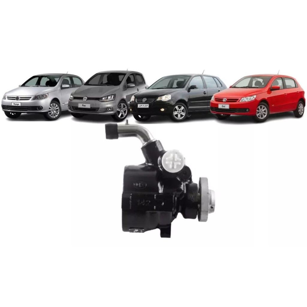 Bomba de Direção Hidráulica Volkswagen Fox Gol Voyage Saveiro G5 G6 G7 Polo 1.0 1.6 8v EA111 Indisa - Spare Parts and Accessories for Vehicles