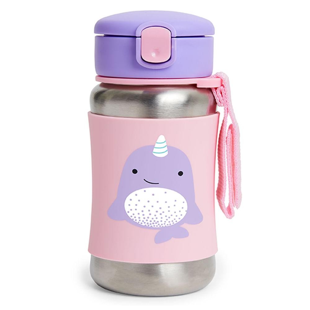 Garrafa de Aço Inox Zoo Baleia Narval Skip Hop em Oferta na Shopee