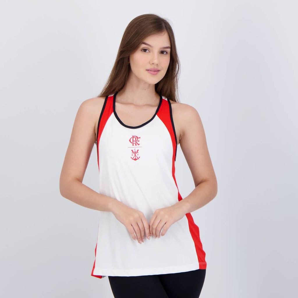 Regata Flamengo Mar Feminina Branca - Women Clothes