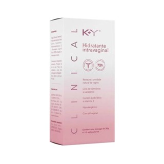 Hidratante Intravaginal K-Y Clinical 30g + 10 aplicadores em Oferta na Shopee