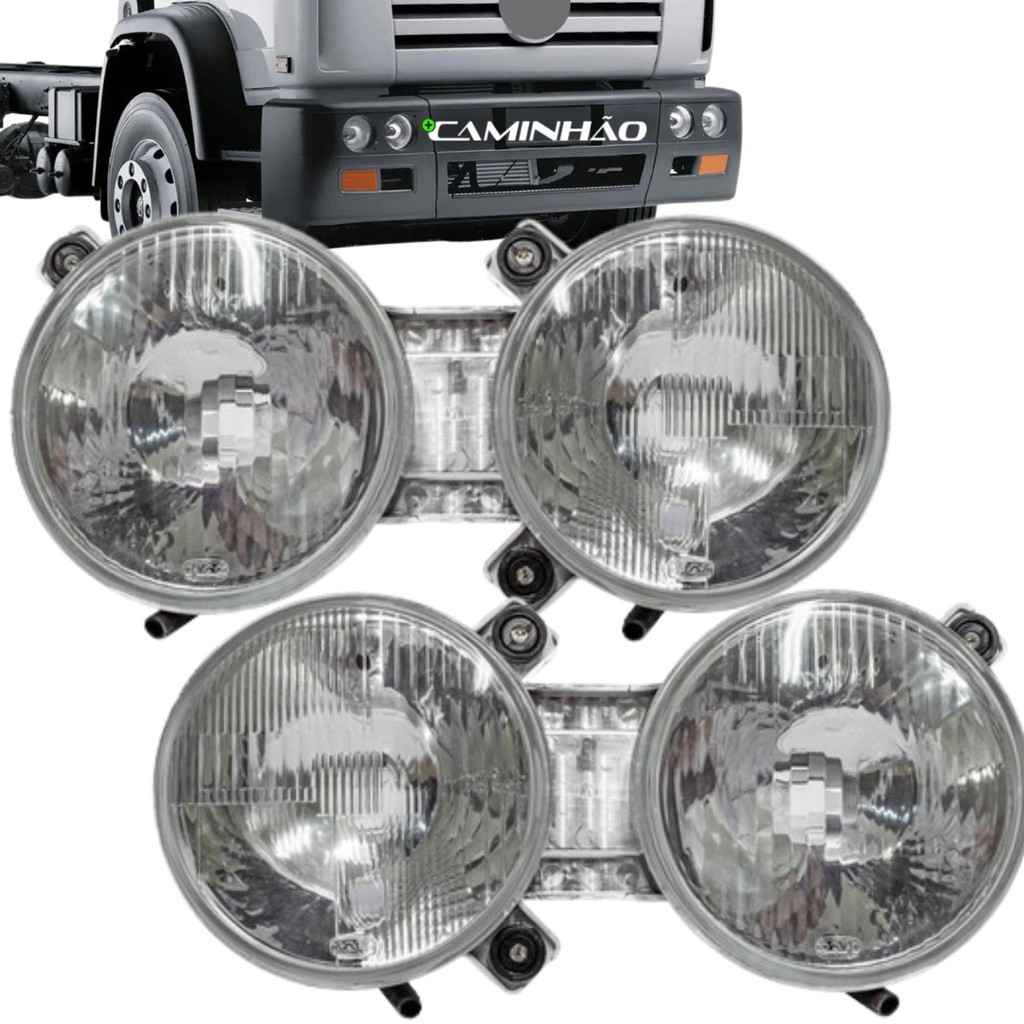 Par Bloco Óptico Farol Principal para Volkswagen Worker / Titan em Oferta na Shopee