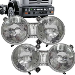 Par Bloco Óptico Farol Principal Volkswagen Worker / Titan