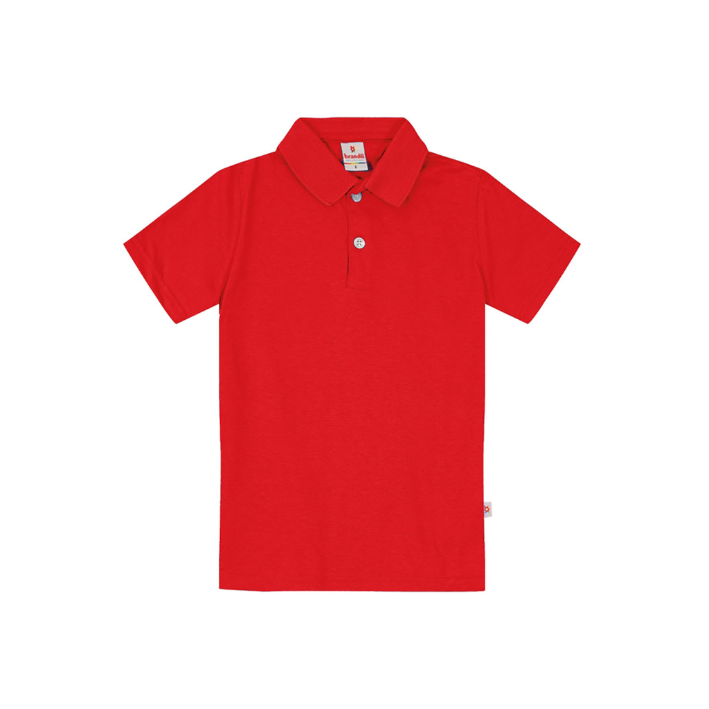Camisa Polo Básica Infantil Menino Em Malha Brandili - Baby & Kids Fashion