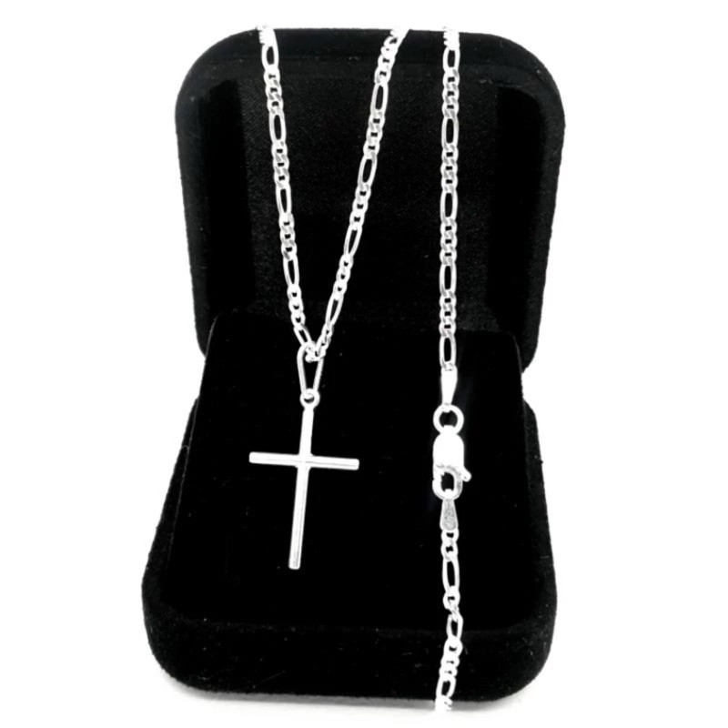 corrente cordão de prata 925 70cm 2.2 mm 3x1 masculina em Oferta na Shopee