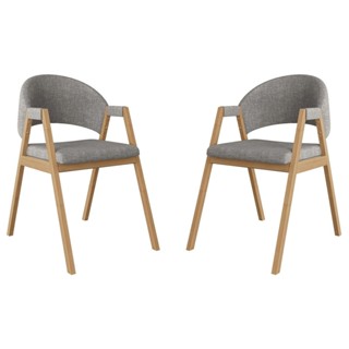 Kit 2 Cadeiras Mesa Jantar Suellen Versátil Reforçada Linho em Oferta na Shopee