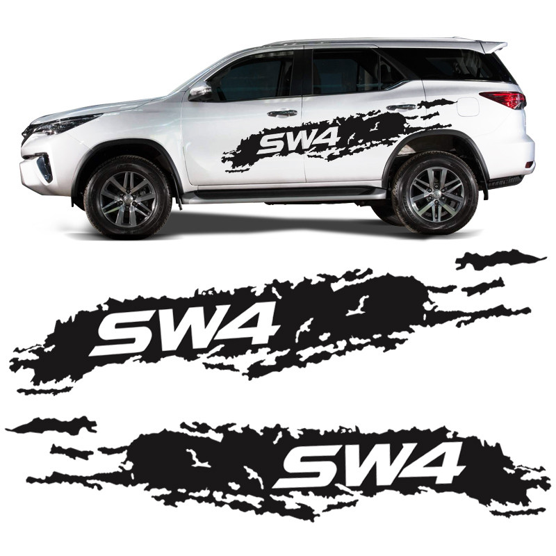 Kit Faixa Lateral Toyota Hilux Sw4 Adesivo Personalizado em Oferta na Shopee