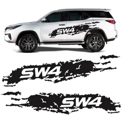 Kit Faixa Lateral Toyota Hilux Sw4 Adesivo Personalizado