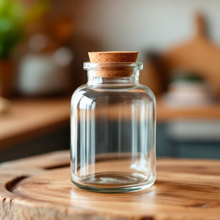Potinho de Vidro com Tampa de Rolha - 4x2,8cm - 17,5ml - 1 unidade - Rizzo em Oferta na Shopee