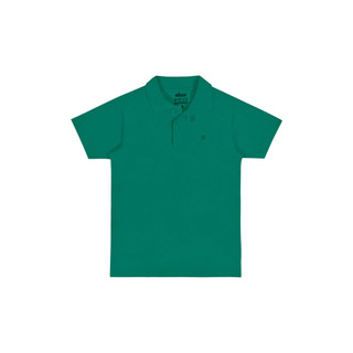 Camiseta Infantil Menino Básica Polo Elian Verde em Oferta na Shopee