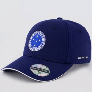 Boné Cruzeiro 6 Gomos Marinho em Oferta na Shopee