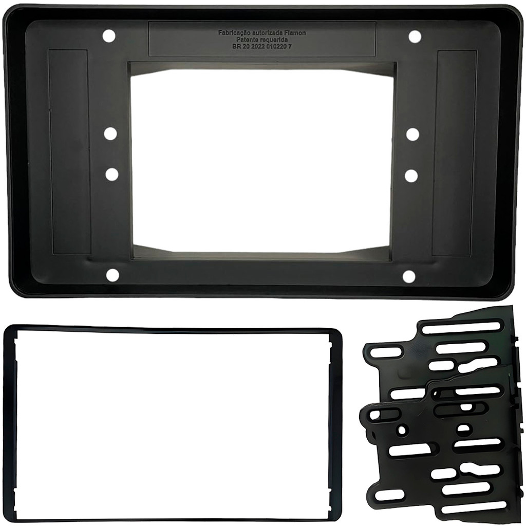 Moldura 2 Din 7 Polegadas Fiamon Chinês Universal Painel Multimídia MP5 DVD Som Automotivo