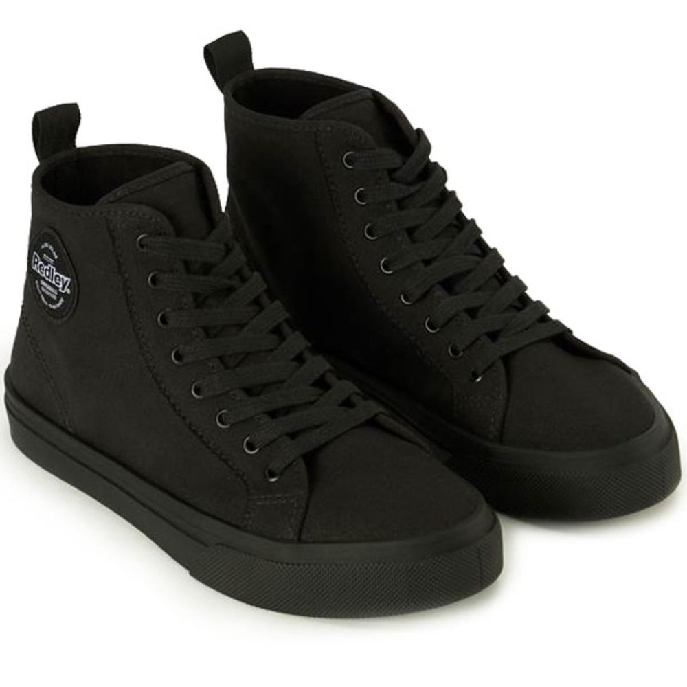 Tênis Redley High Cano Alto Monacromo - Preto