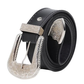 Cinto Feminino Moderno Preto Country Cowboy Pluz Size