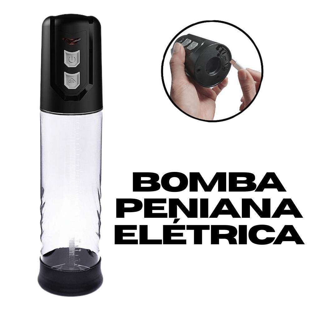 Bomba Elétrica Peniana Maior Sucção Forte Penis Sugador em Oferta na Shopee