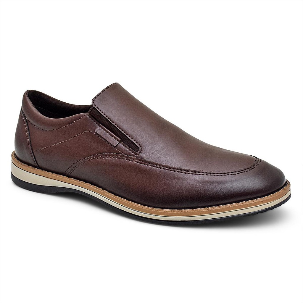 Sapato Masculino Casual Slip On Oxford Moderno em Oferta na Shopee