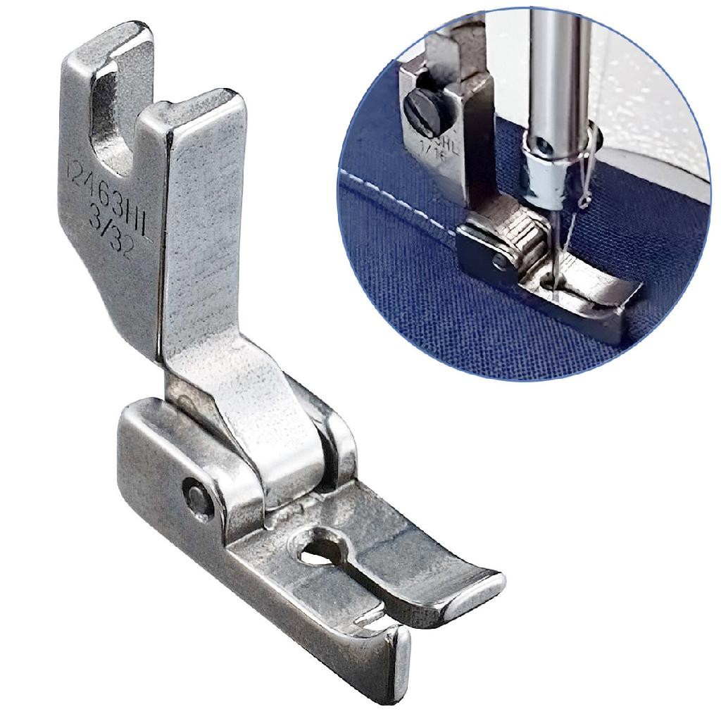Calcador Guia Esquerdo Pesponto 3/32 2,4mm Costura Reta Industrial