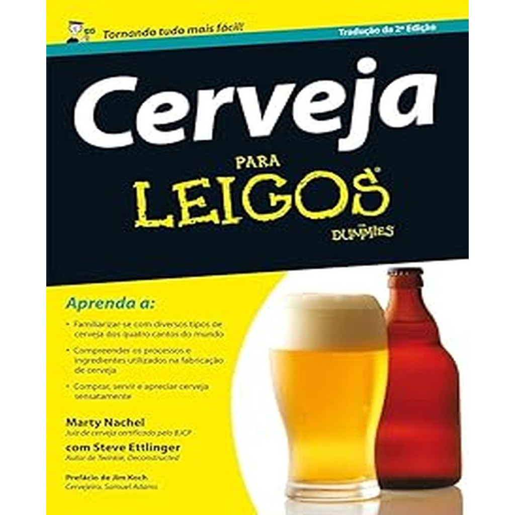 Cerveja para leigos autor Marty Nachel e Steve Ettlinger