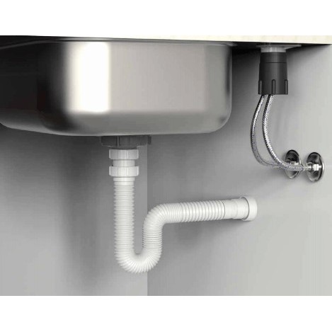 SIFÃO TUBO EXTENSÍVEL SANFONADO AJUSTÁVEL - SIFAO UNIVERSAL PIA/LAVATORIO/TANQUE - PLASTUNING