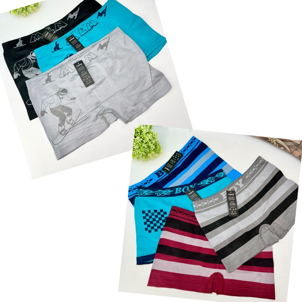 Kit Cuecas Infantil Menino Box Microfibra Adulto Estampa Boxer 2 ANOS Ate 16  ANOS em Oferta na Shopee